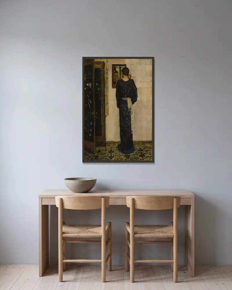 Kolczyk, George Hendrik Breitner w ramie na ścianie