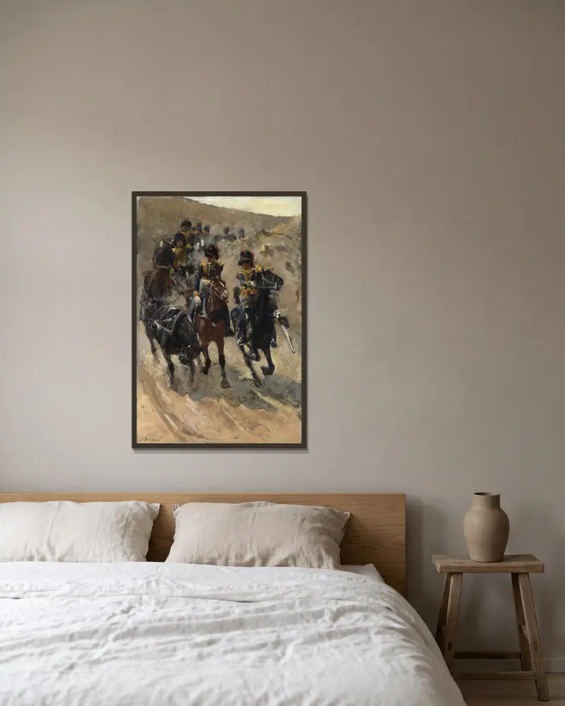 Żółci jeźdźcy, George Hendrik Breitner w ramie na ścianie