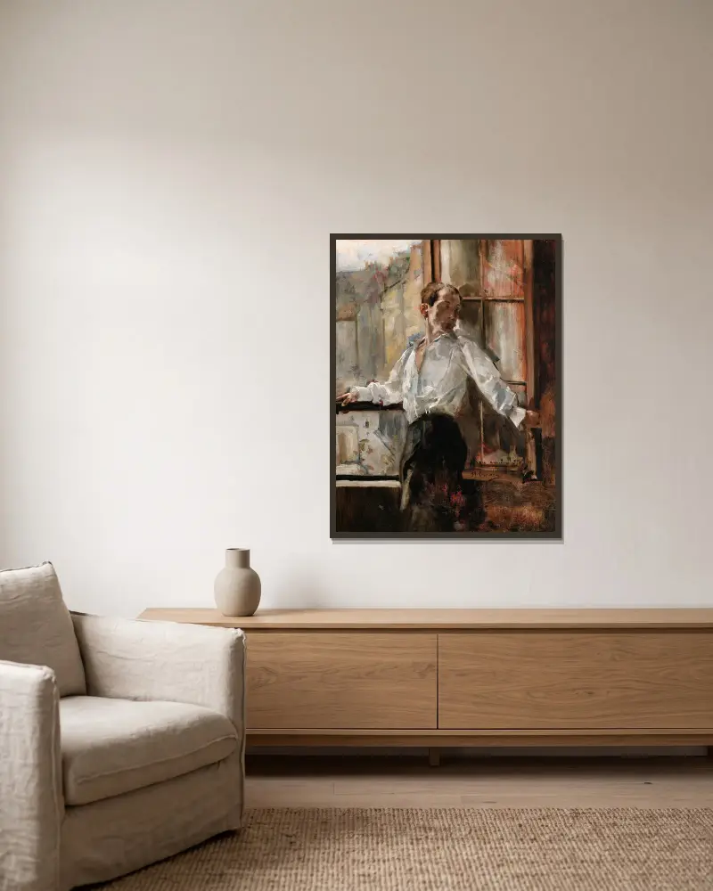 Rolla von Henri Gervex gerahmt an einer Wand