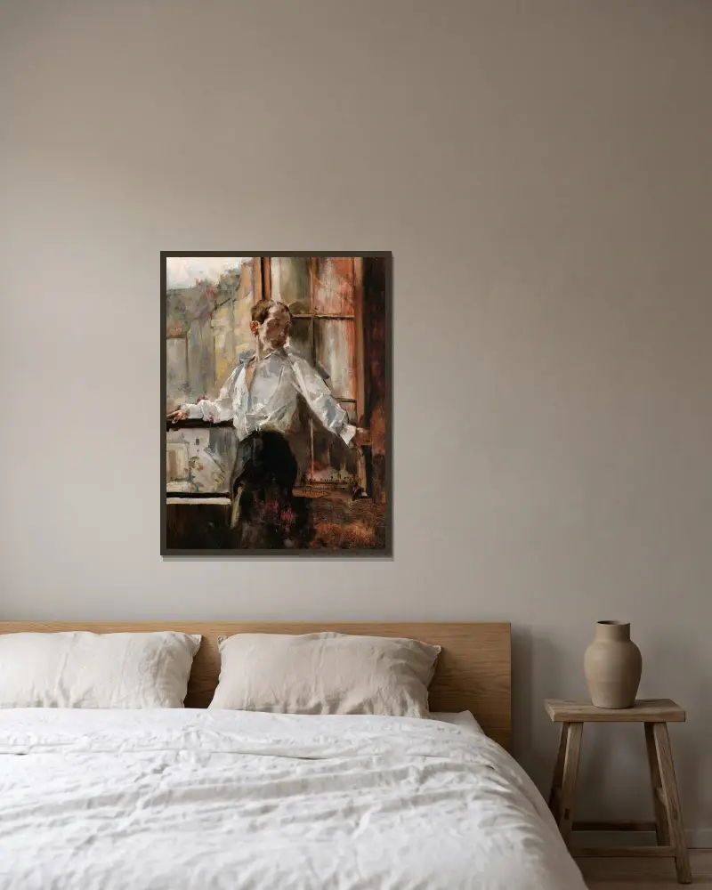 Rolla von Henri Gervex gerahmt an einer Wand
