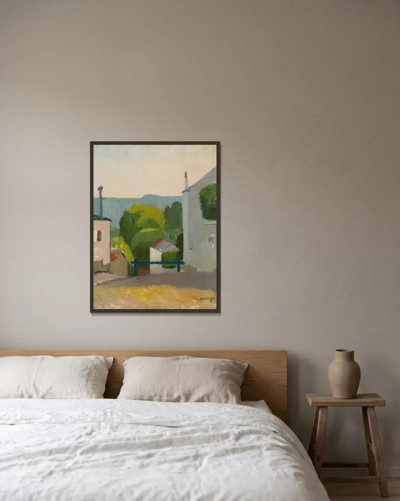 Le Raincy, Henri Manguin v rámu na stěně
