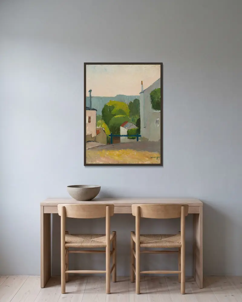 Le Raincy, Henri Manguin v rámu na stěně