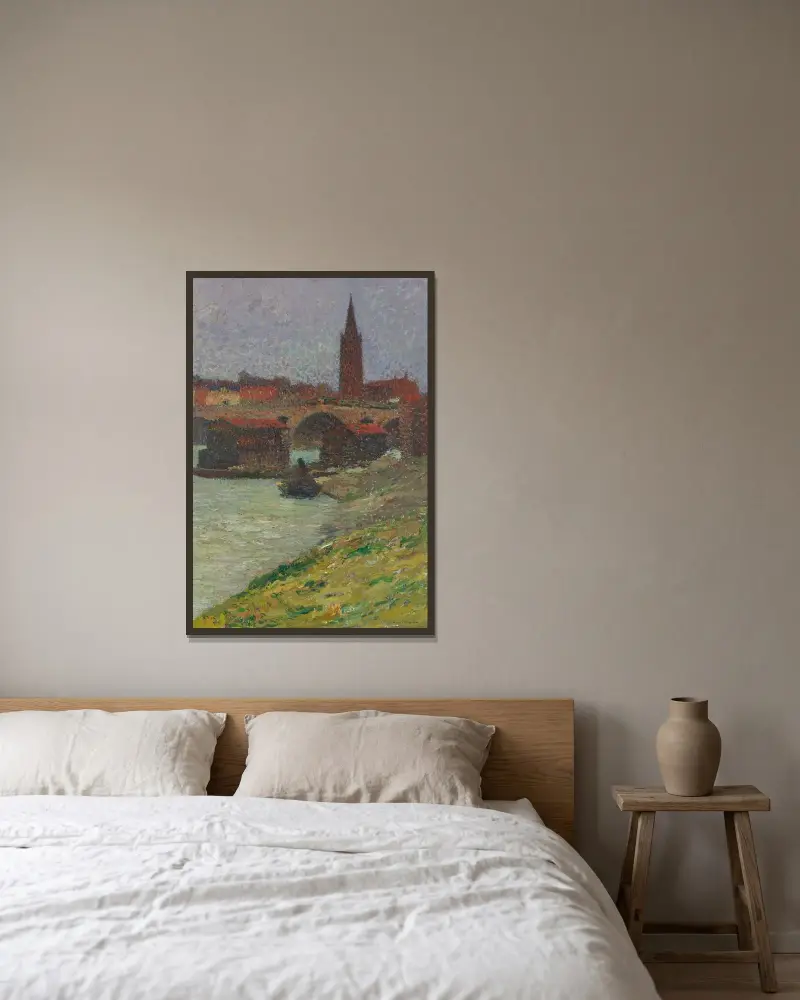 La Dalbade, Toulouse av Henri Martin inramad på en vägg