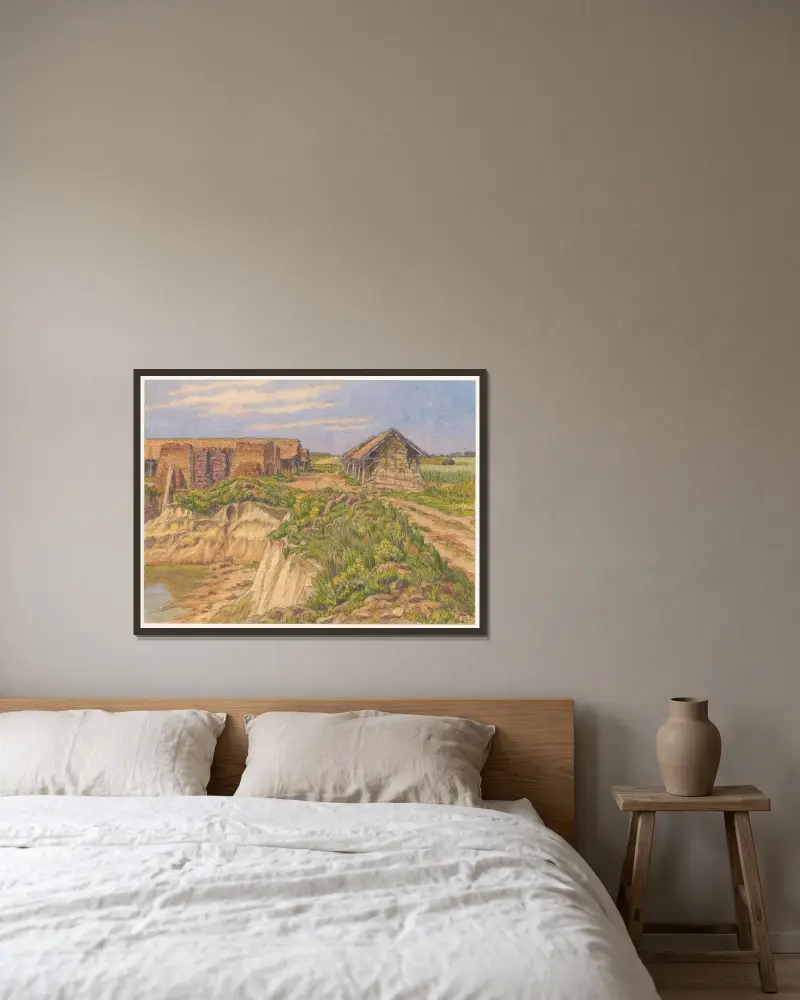 Tôtes, 1923 – Nr. 2 von Henri Rivière gerahmt an einer Wand