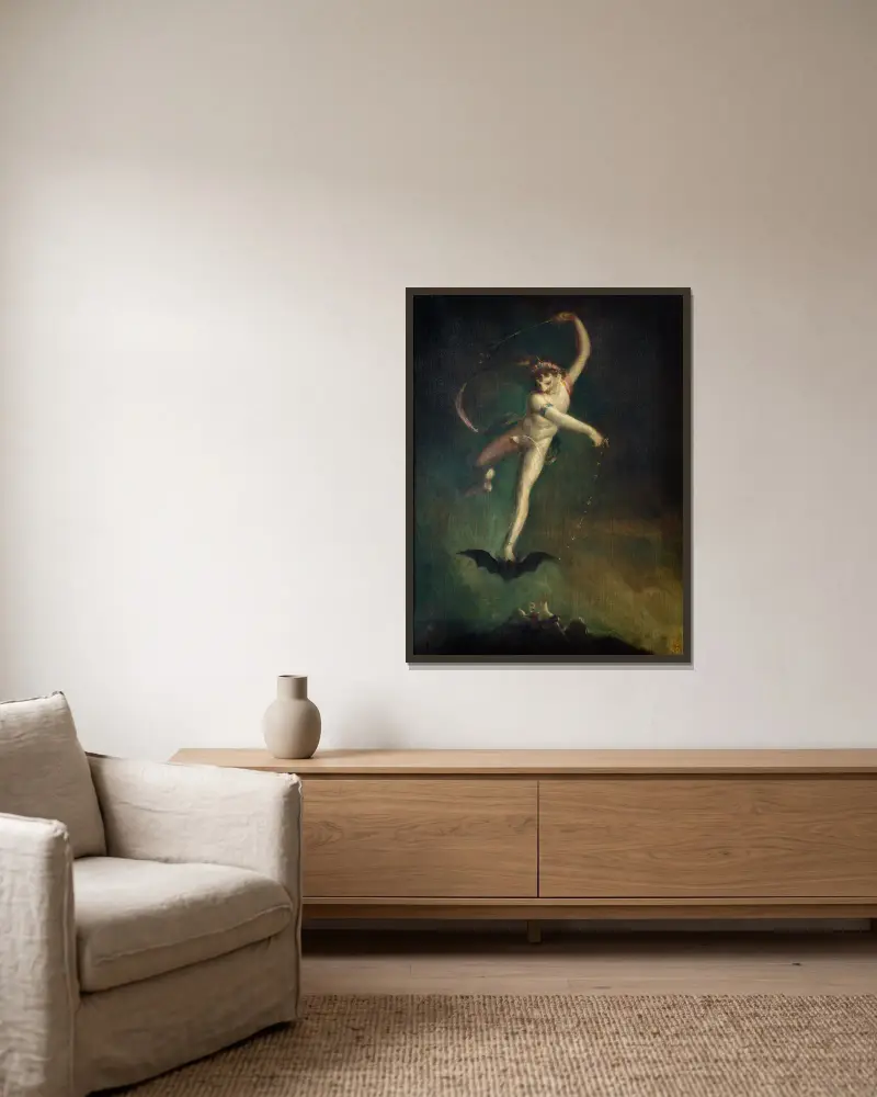 Ariel, Henry Fuseli v rámu na stěně