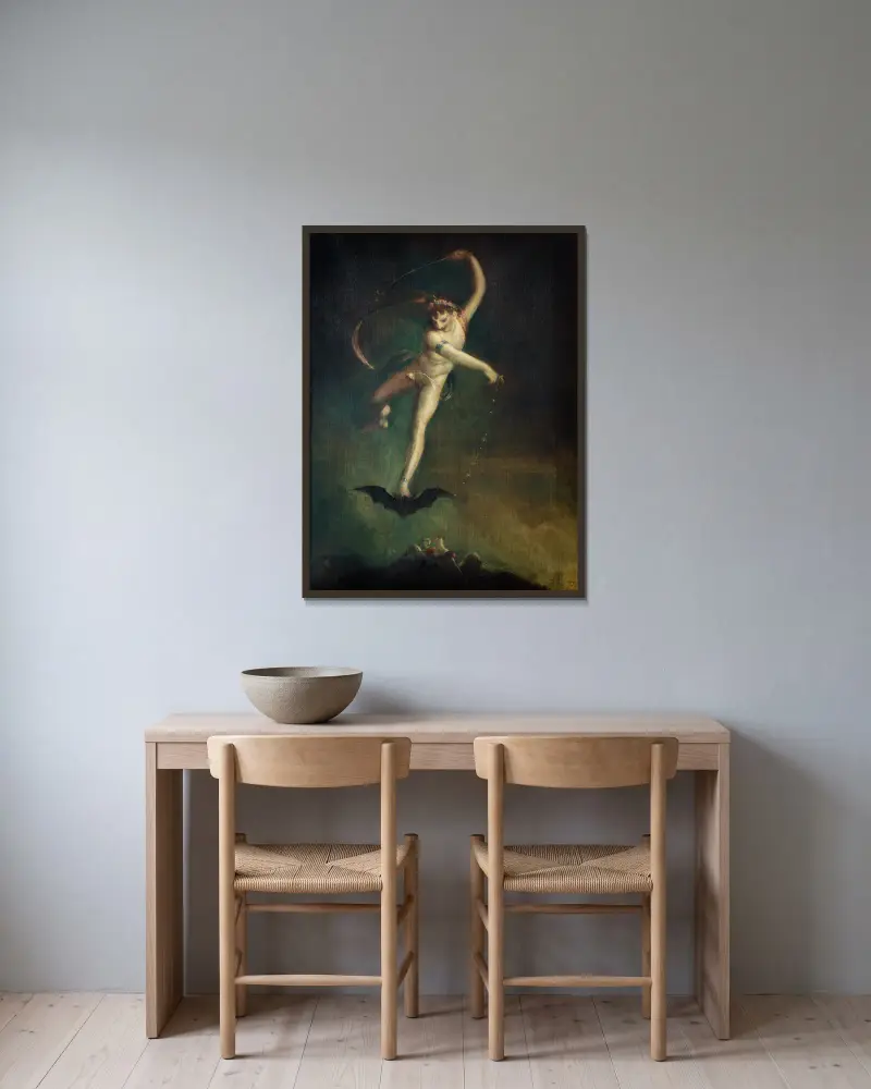Ariel, Henry Fuseli v rámu na stěně