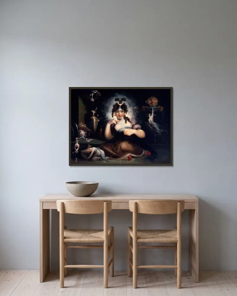 Královna Mab, Henry Fuseli v rámu na stěně