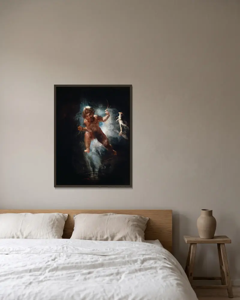 Puck, Henry Fuseli v rámu na stěně