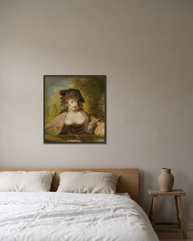 Ursula av Henry Fuseli inramad på en vägg