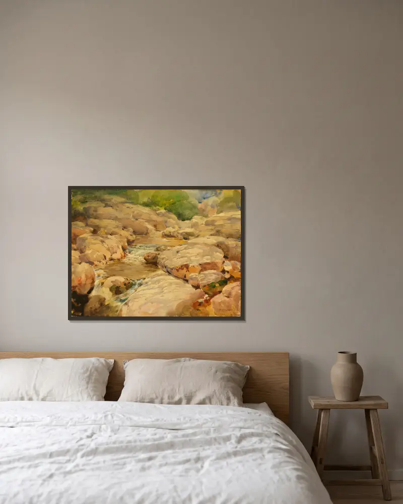 Klidný Potomac, William Henry Holmes v rámu na stěně