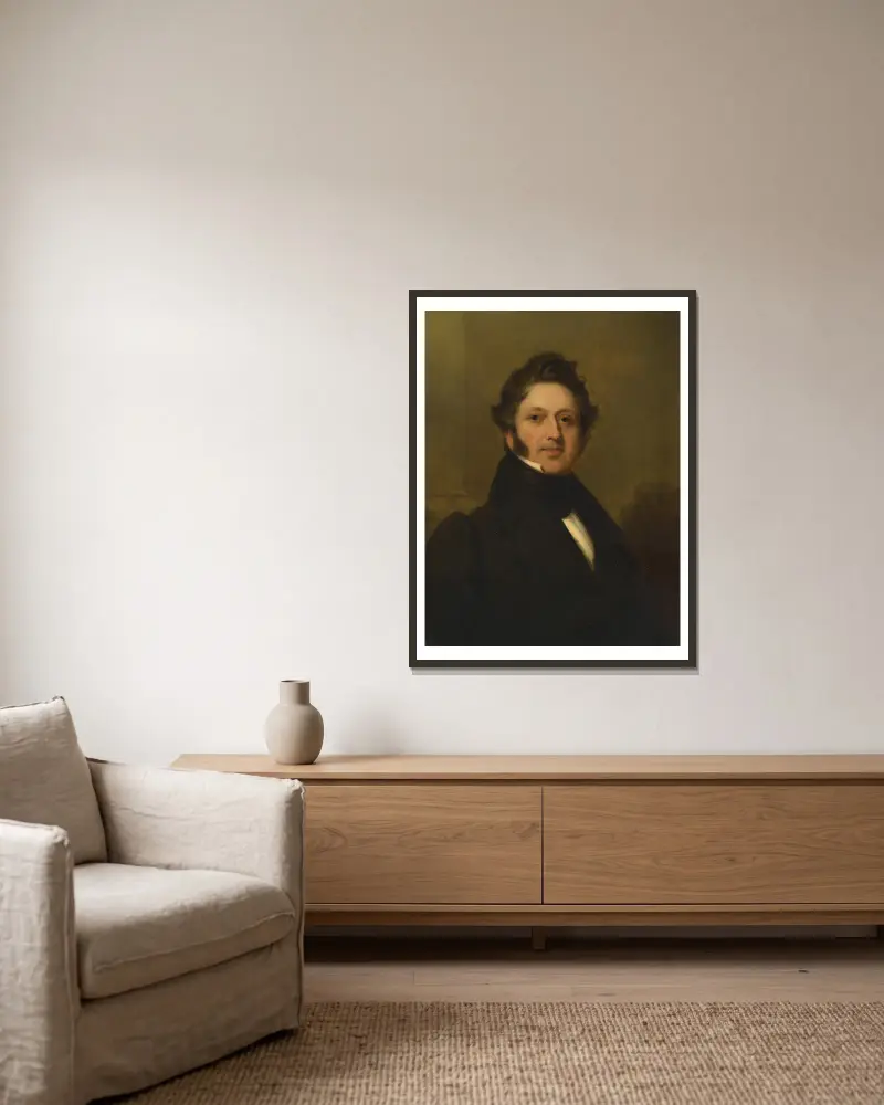 Daniel Embury, Henry Inman w ramie na ścianie