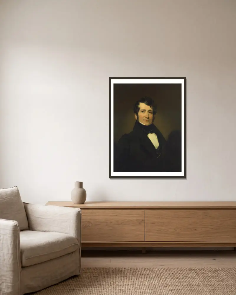 George Pope Morris von Henry Inman gerahmt an einer Wand