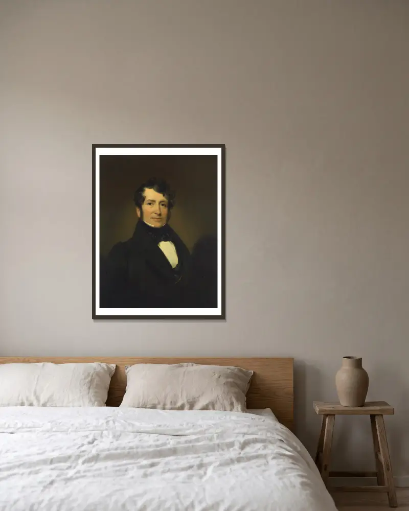 George Pope Morris von Henry Inman gerahmt an einer Wand