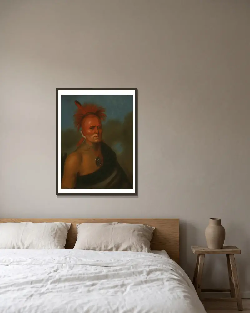 Shar-I-Tar-Ish von Henry Inman gerahmt an einer Wand