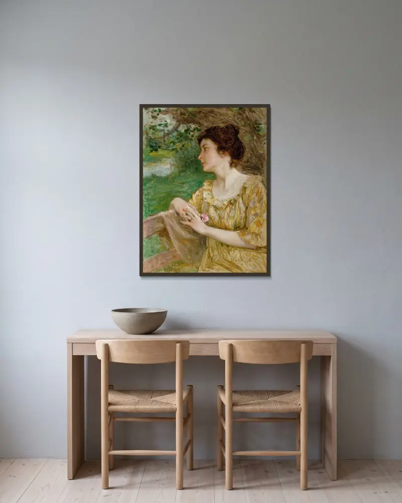 Léto, Edward Henry Potthast v rámu na stěně