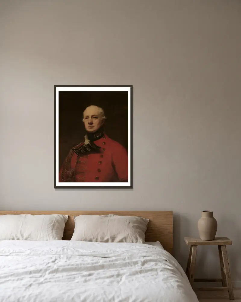 Lieutenant General Duncan Campbell av Sir Henry Raeburn inramad på en vägg