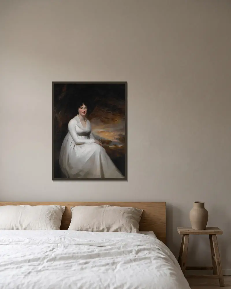 Paní Macdowallová, Sir Henry Raeburn v rámu na stěně