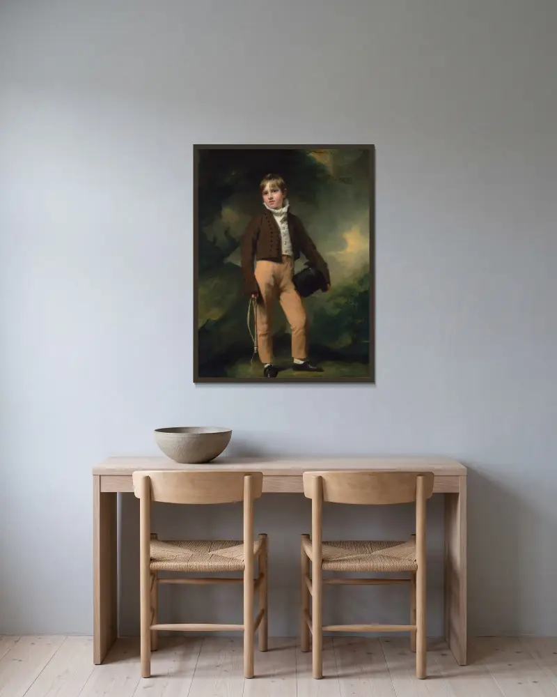 Quentin McAdam von Sir Henry Raeburn gerahmt an einer Wand