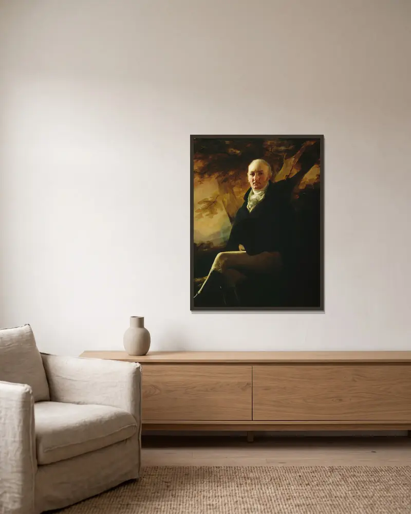 Sir James Montgomery, drugi baronet ze Stanhope, Sir Henry Raeburn w ramie na ścianie