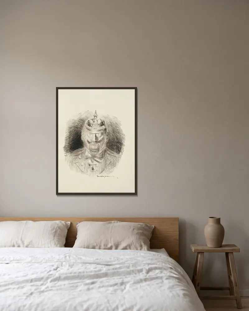 Eine zusammengesetzte Darstellung des US-Kongresses von William Henry Walker gerahmt an einer Wand