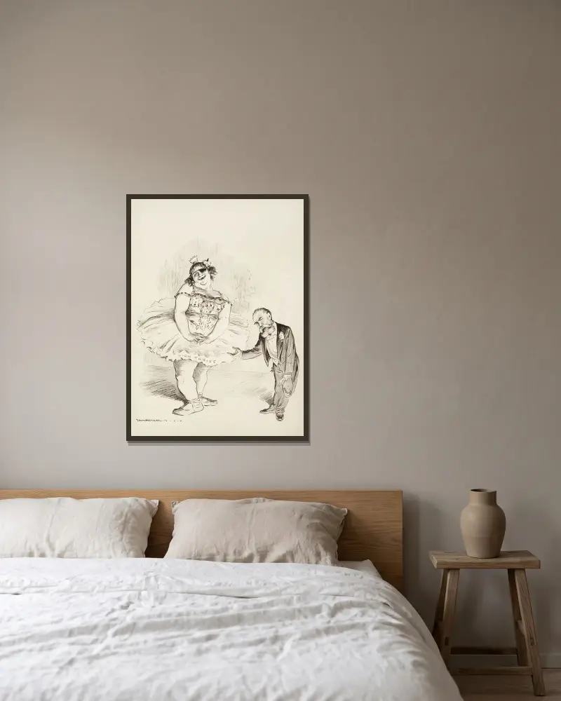 Ein alter Favorit präsentiert von William Henry Walker gerahmt an einer Wand