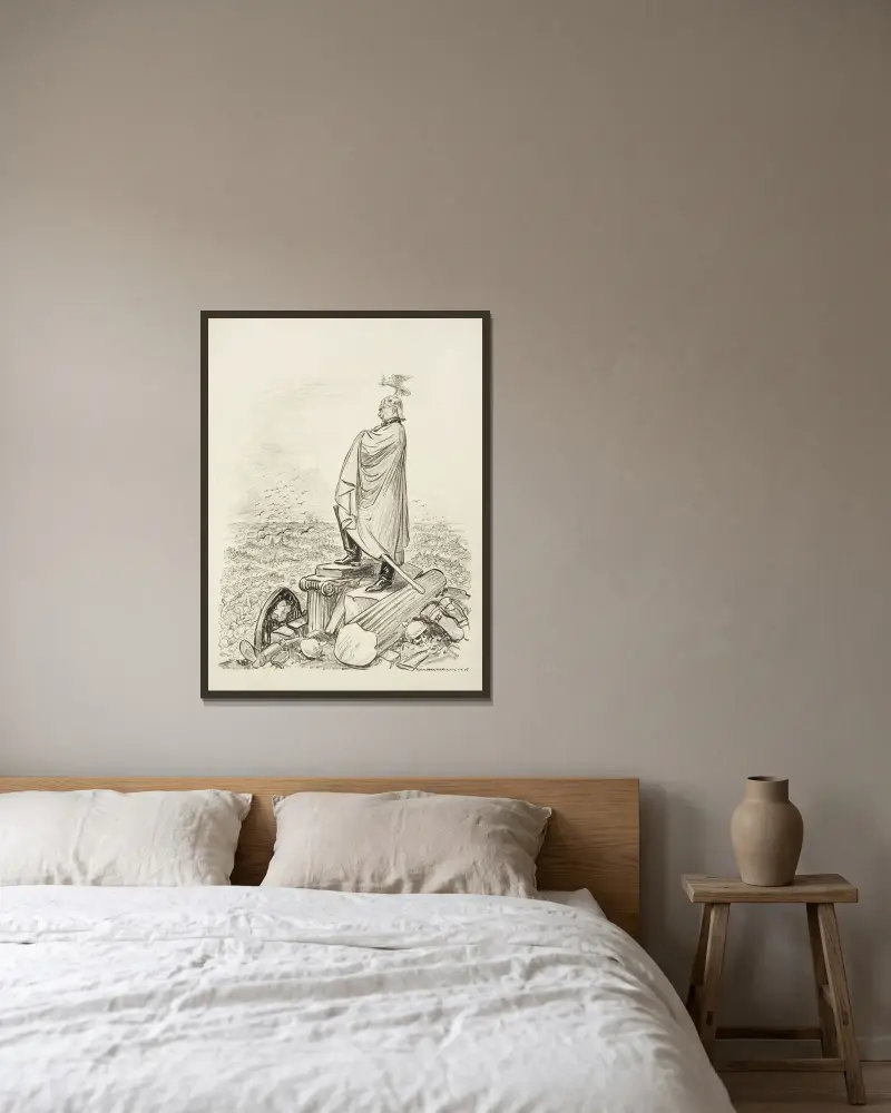 Meine Leute von William Henry Walker gerahmt an einer Wand