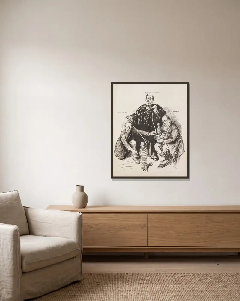 Dreißig Jahre von William Henry Walker gerahmt an einer Wand
