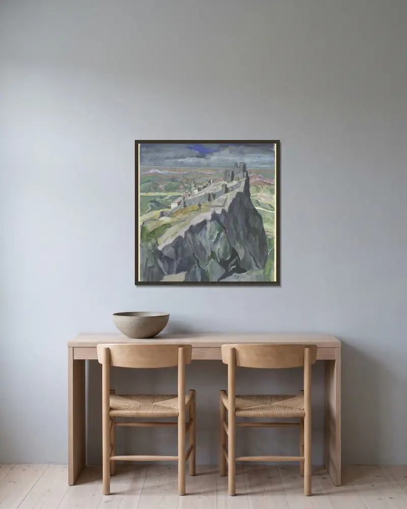 San Marino von Hermann Lismann gerahmt an einer Wand