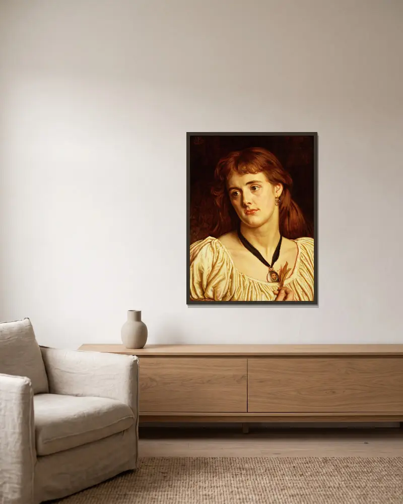 Sorg von William Holman Hunt gerahmt an einer Wand