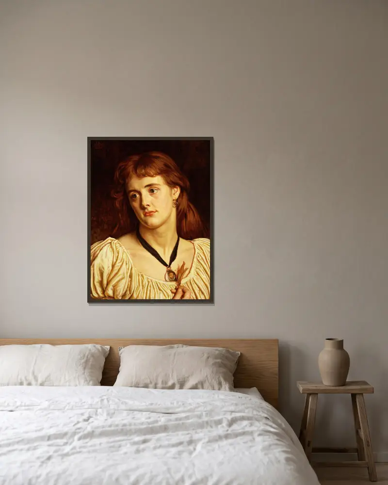 Sorg von William Holman Hunt gerahmt an einer Wand