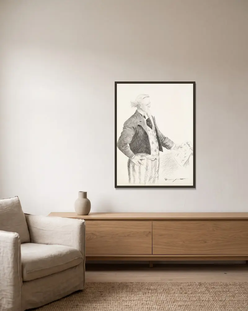 U.S. Not Good Enough for Me av Homer Davenport inramad på en vägg