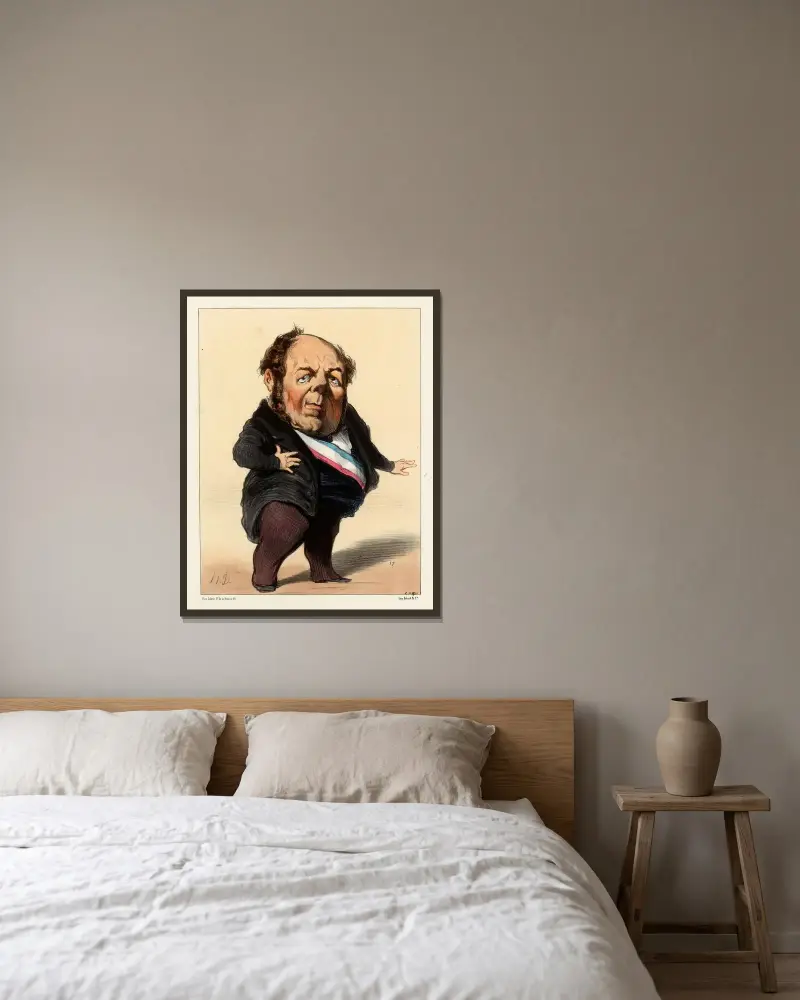 Boulay (de la Meurthe.) von Honoré Daumier gerahmt an einer Wand