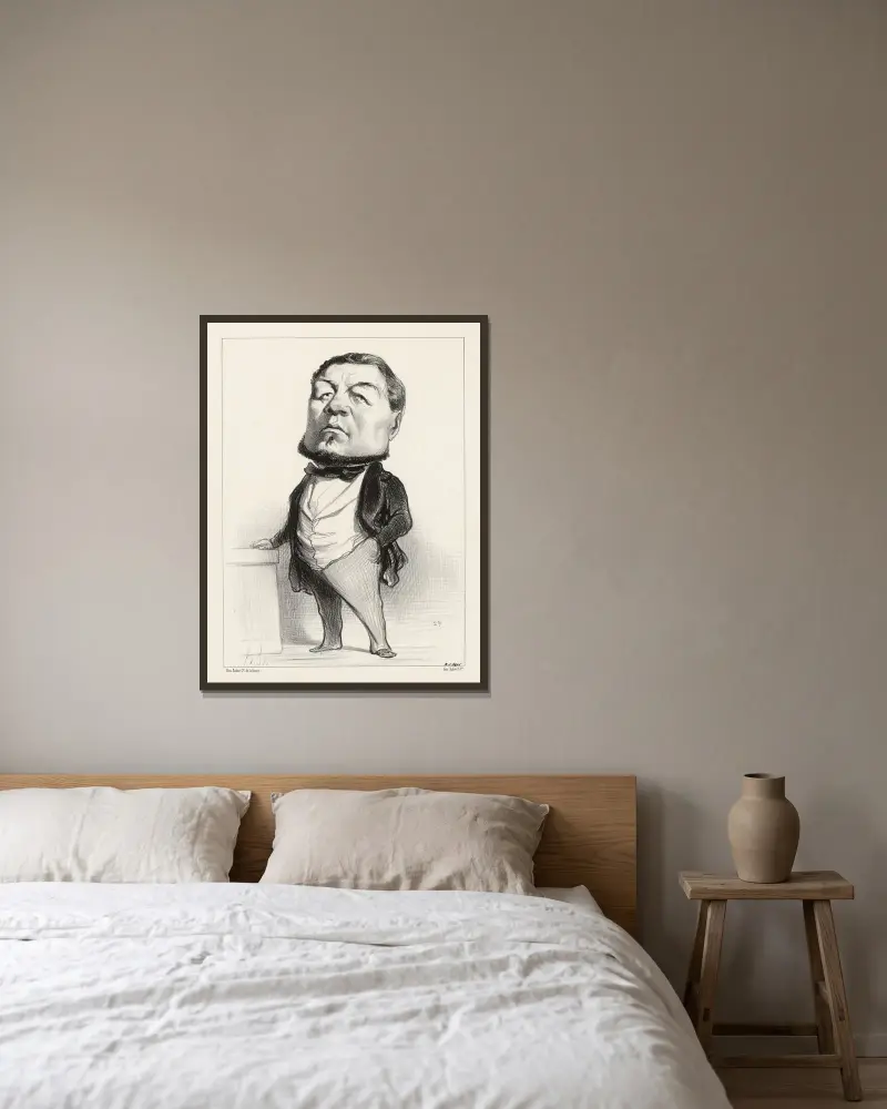Ducoux, Honoré Daumier w ramie na ścianie