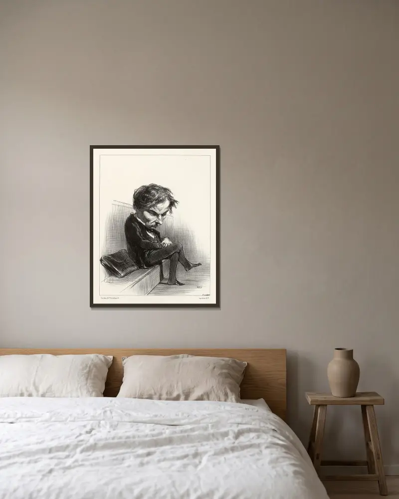 Dufaure, Honoré Daumier w ramie na ścianie