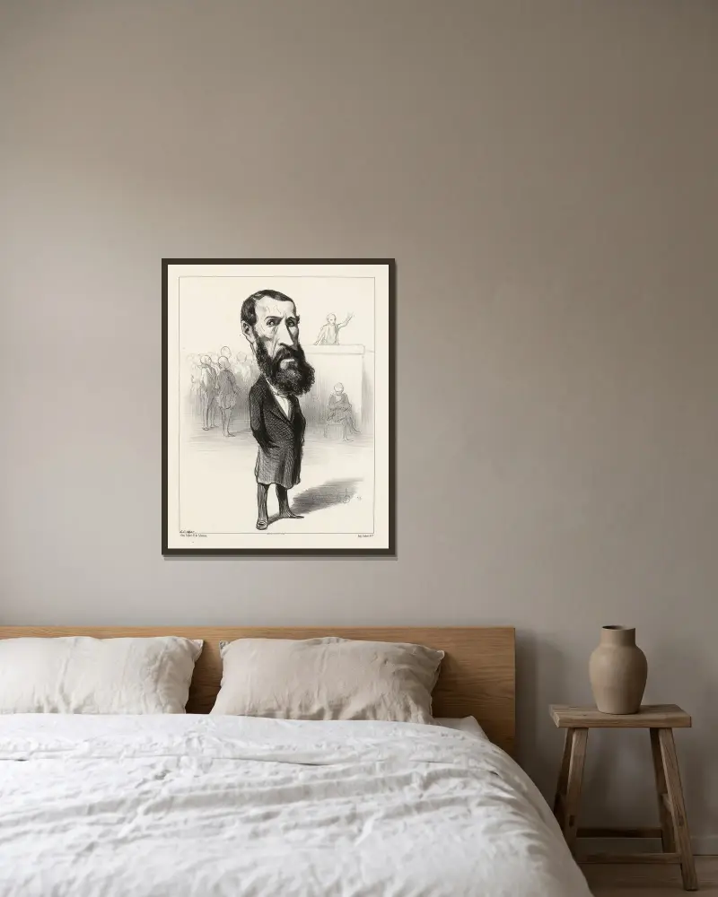 Greppo, Honoré Daumier w ramie na ścianie
