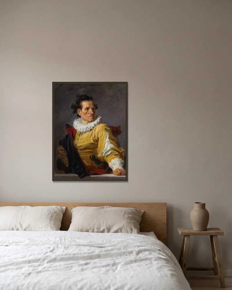 Válečník, Jean-Honoré Fragonard v rámu na stěně