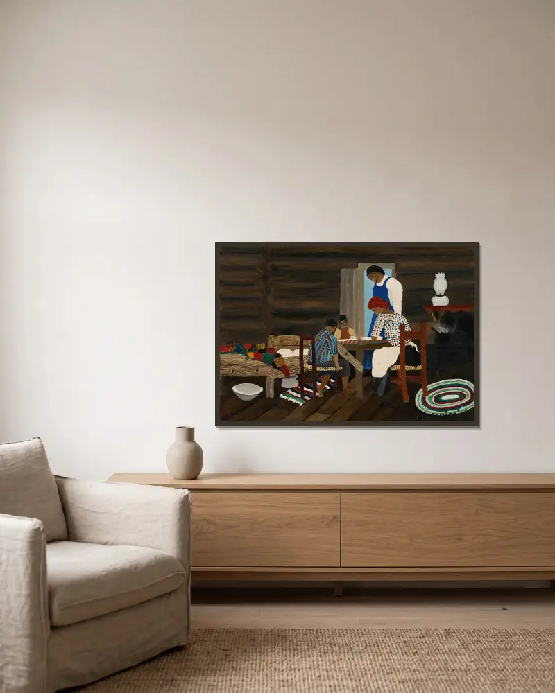 Díkuvzdání, Horace Pippin v rámu na stěně
