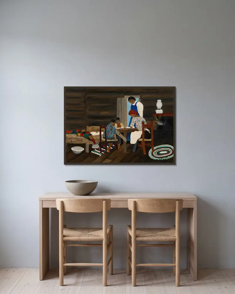 Díkuvzdání, Horace Pippin v rámu na stěně