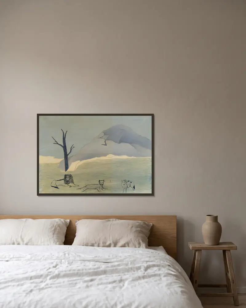 Svatá hora IV, Horace Pippin v rámu na stěně