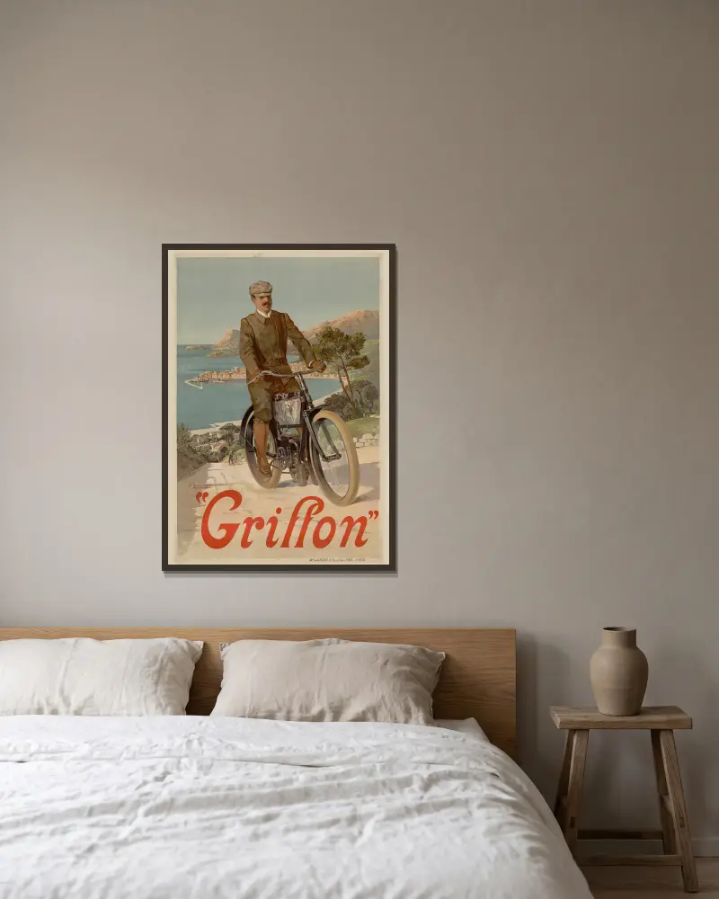 Griffon, Frederic Hugo d’Alési v rámu na stěně