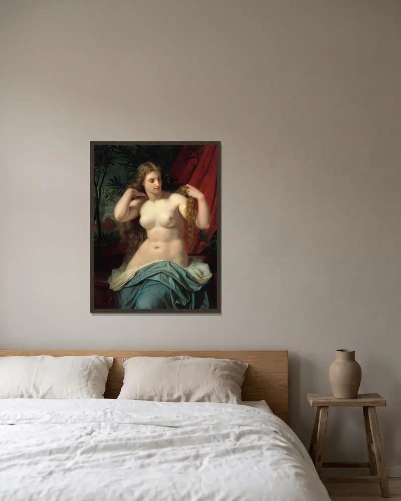 Betsabé, Hugues Merle v rámu na stěně