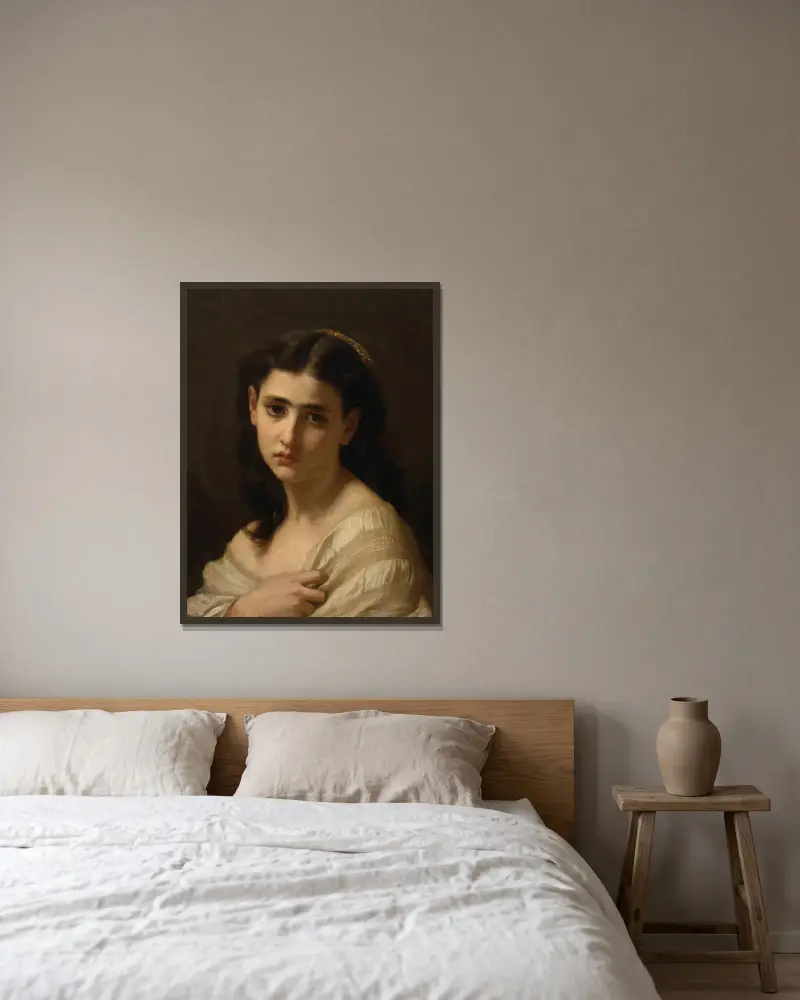 Myšlenky daleko, Hugues Merle v rámu na stěně