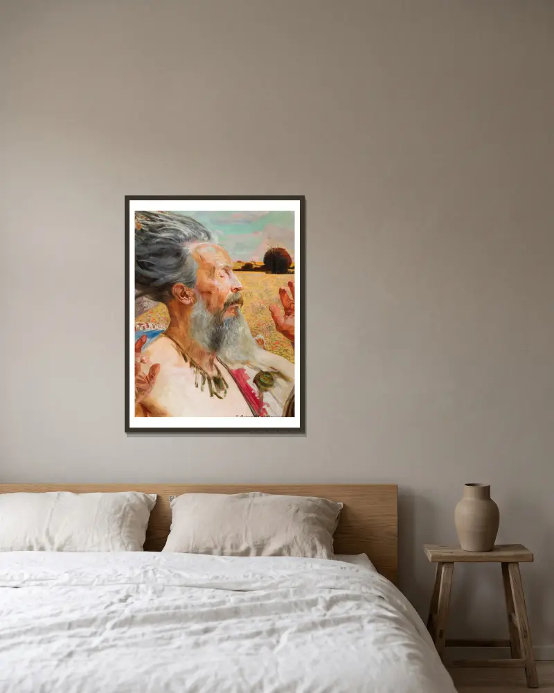 Derwid, Jacek Malczewski w ramie na ścianie