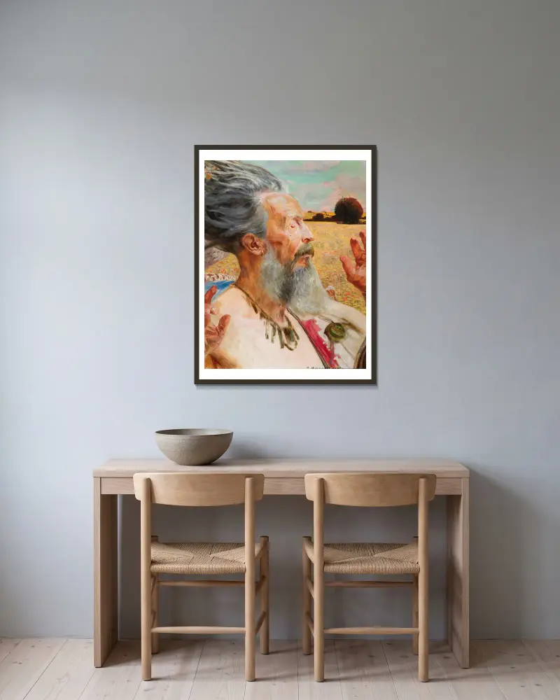 Derwid, Jacek Malczewski w ramie na ścianie