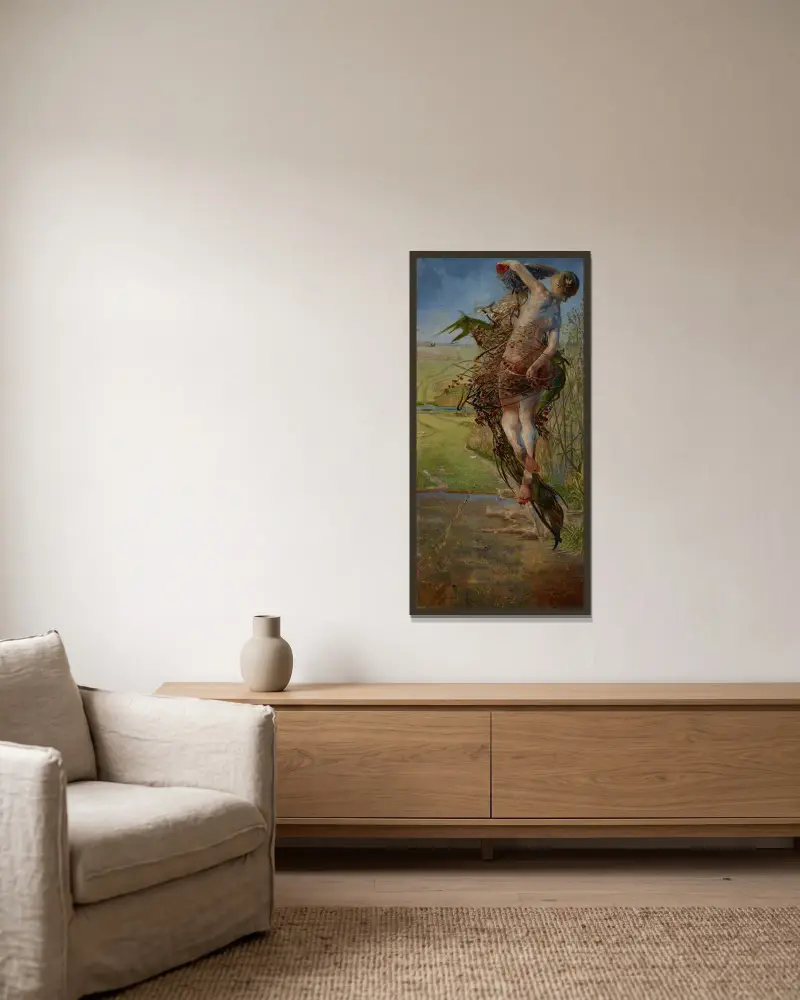 Spring von Jacek Malczewski gerahmt an einer Wand