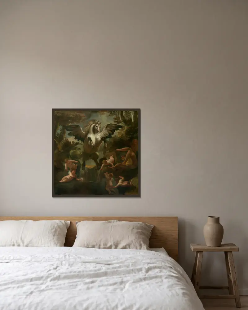 Pegas, Jacob Jordaens v rámu na stěně