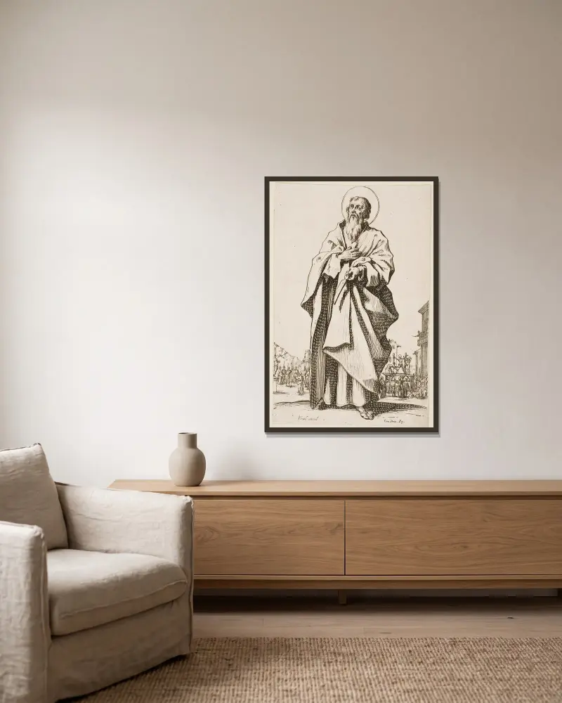 Svatý Bartoloměj, Jacques Callot v rámu na stěně