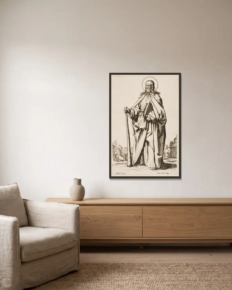 Svatý Jakub Menší, Jacques Callot v rámu na stěně