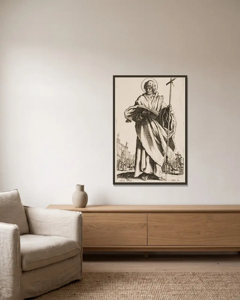 Svatý Filip, Jacques Callot v rámu na stěně