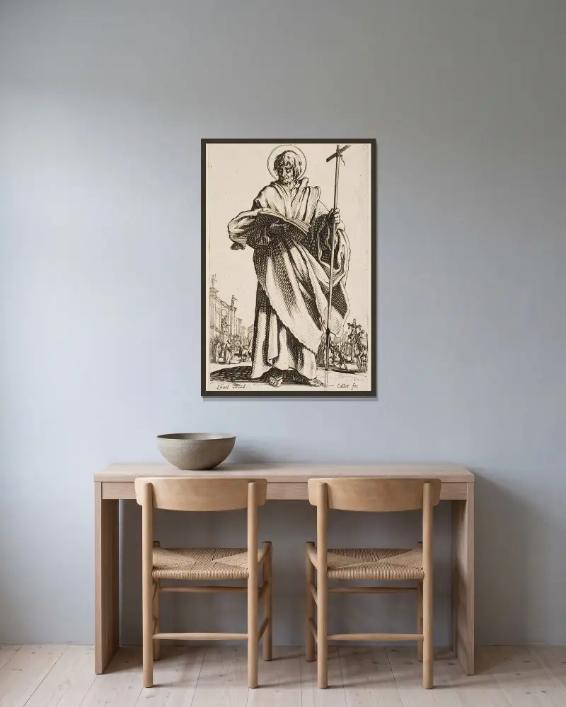 Svatý Filip, Jacques Callot v rámu na stěně